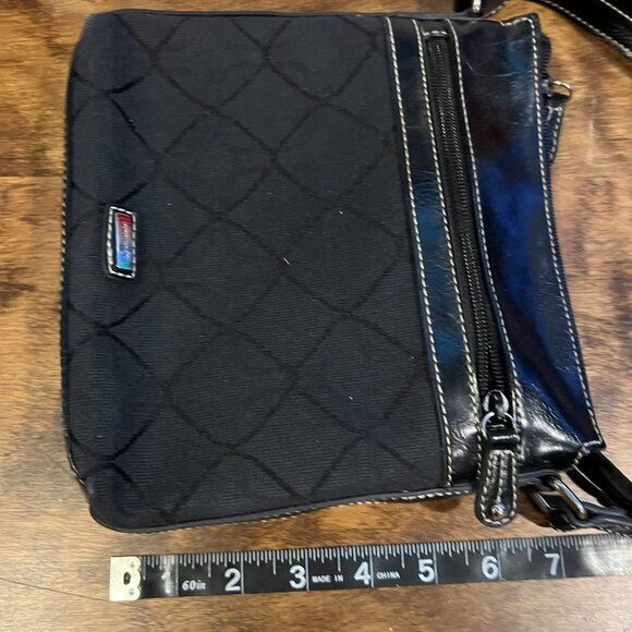 NINE WEST black Fabric Crossbody Purse - Picture 3 of 9